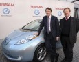 Noul automobil electric al lui Nissan, botezat Leaf, va fi construit şi în Marea Britanie 