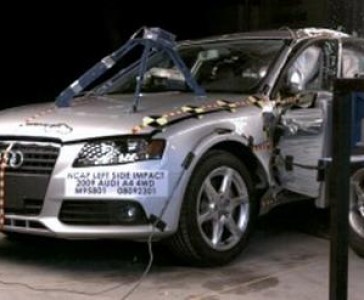 Audi A4 2009 castiga 5 stele la NHTSA Crash Test